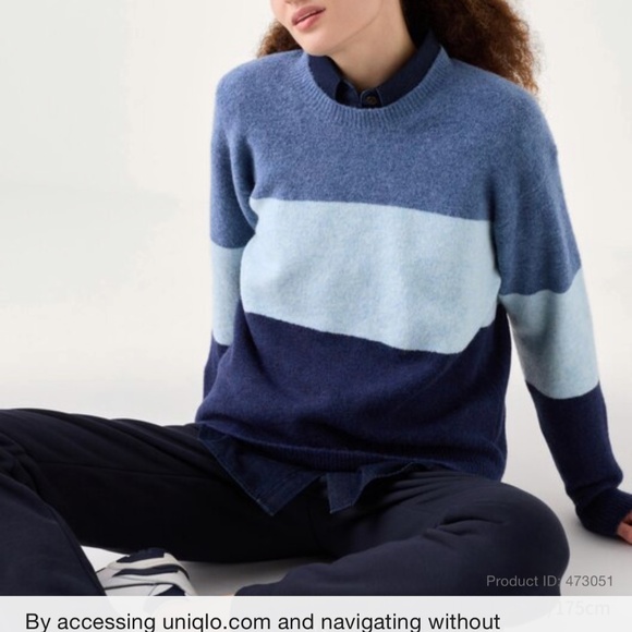 Uniqlo Souffle Yarn Crew Neck Sweater - Picture 1 of 3